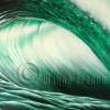 Tne Green Wave - Oil On Hardboard Paintings - By Wayne French, Realism Painting Artist